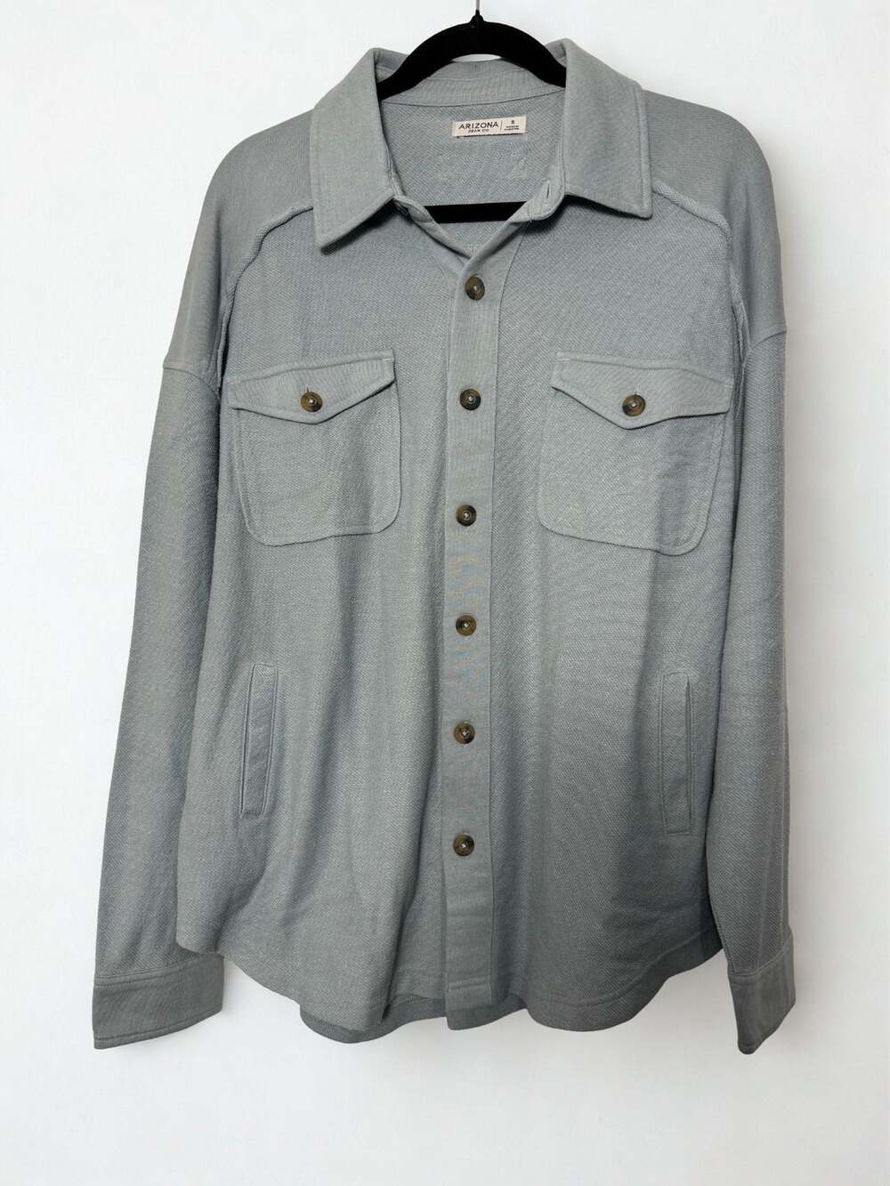 NWT- Shacket- light blue w/ pockets- Sonoma- Size: Small (over-sized)